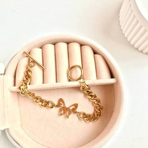 دستبند پروانه استیل