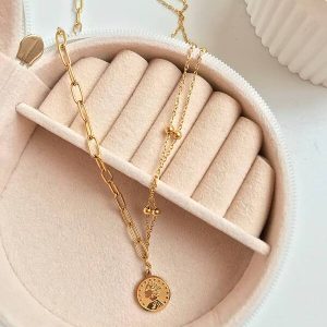 گردنبند طرح سکه