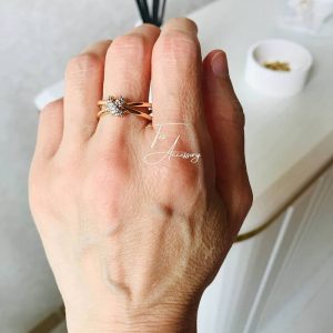 انگشتر گره نگینی ژوپینگ