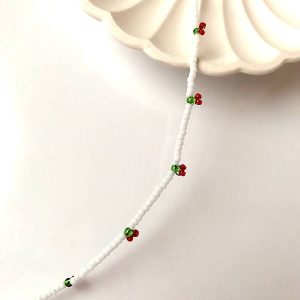 گردنبند منجوق آلبالو
