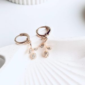 گوشواره گل رز