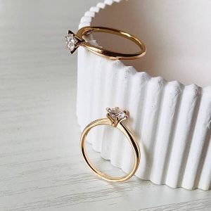 انگشتر تک نگین ژوپینگ