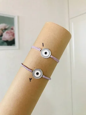 دستبند چشم نظر نقره