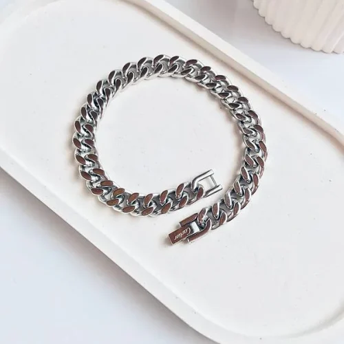 استیل۸-۲ دستبند مردانه طرح کارتیه استیل (8mm)
