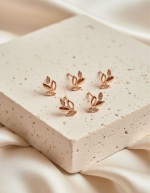 گوشواره طرح برگ YSX