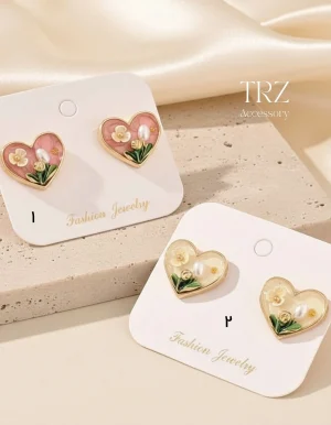 1-2 گوشوارههای فانتزی میناکاری