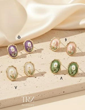 5-8 گوشوارههای فانتزی میناکاری
